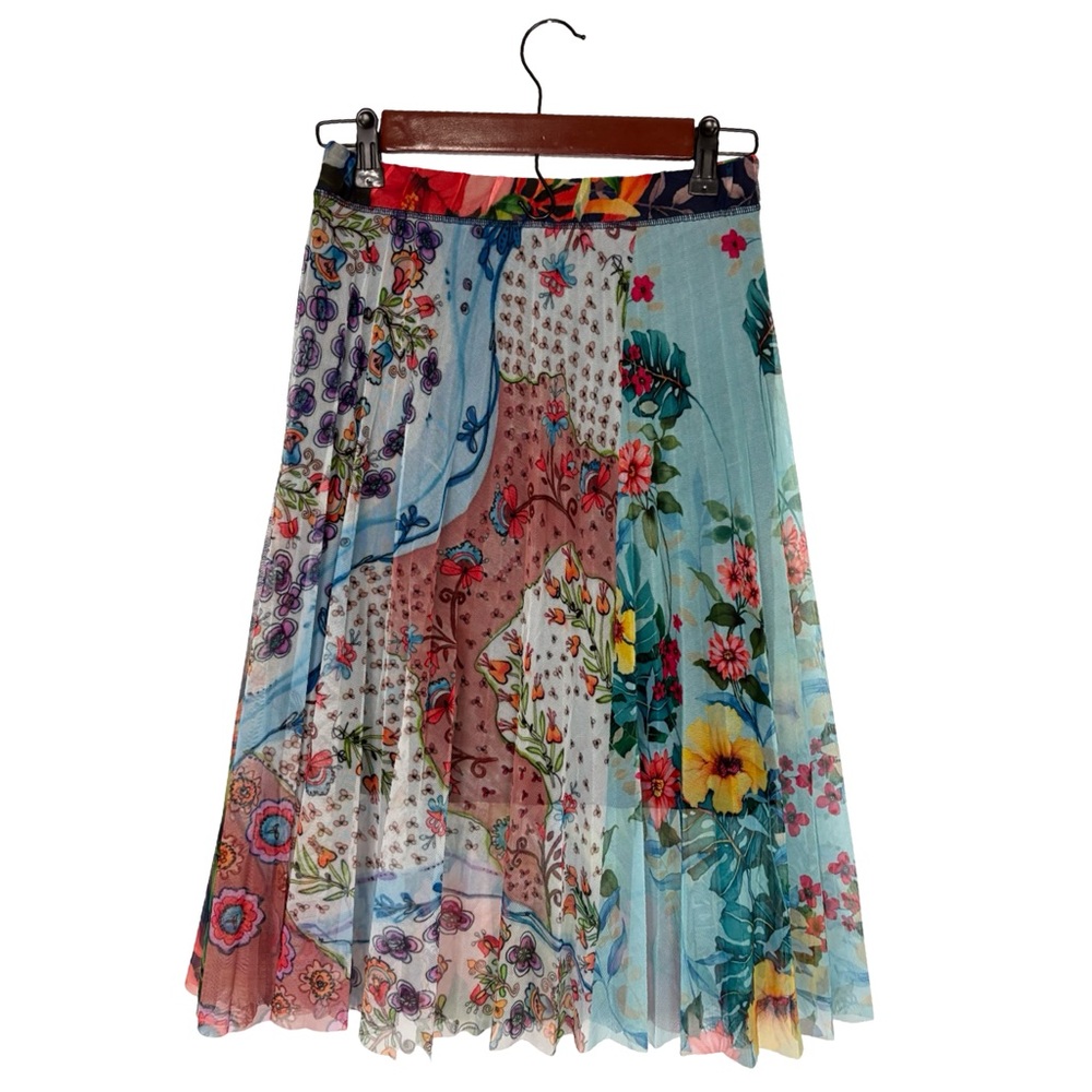 Desigual Buny Skirt NWOT colorful patchwork Small